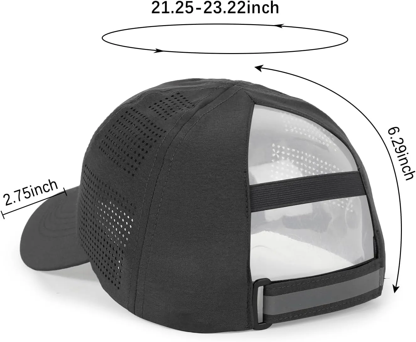Womens Baseball Cap,Quick Drying Ponytail Hat,Lightweight UV Protection Mesh Sun Hat,Breathable Running Golf Hats for Women