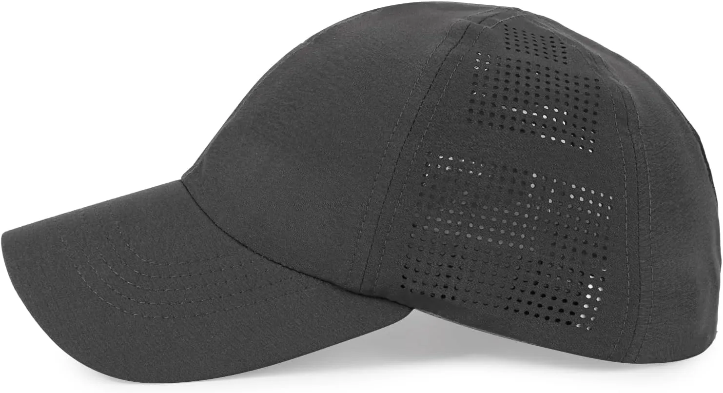 Womens Baseball Cap,Quick Drying Ponytail Hat,Lightweight UV Protection Mesh Sun Hat,Breathable Running Golf Hats for Women