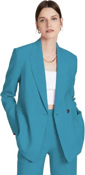 Women's Casual Suit Set 2 Piece Business Work Lady Blazer Set Fashion Office Jacket Pant Suit Set