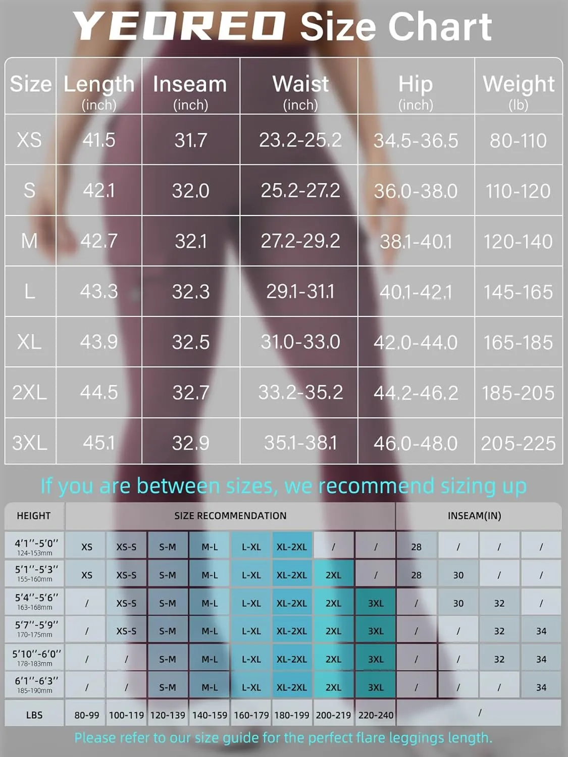 YEOREO CoreFlex Women Workout Flare Leggings with Pockets Hidden Scrunch High Waisted Cargo Gym Yoga No Front Seam Leggings